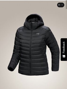Arc'teryx Cerium Women's Black Quilted Hooded Puffer Jacket